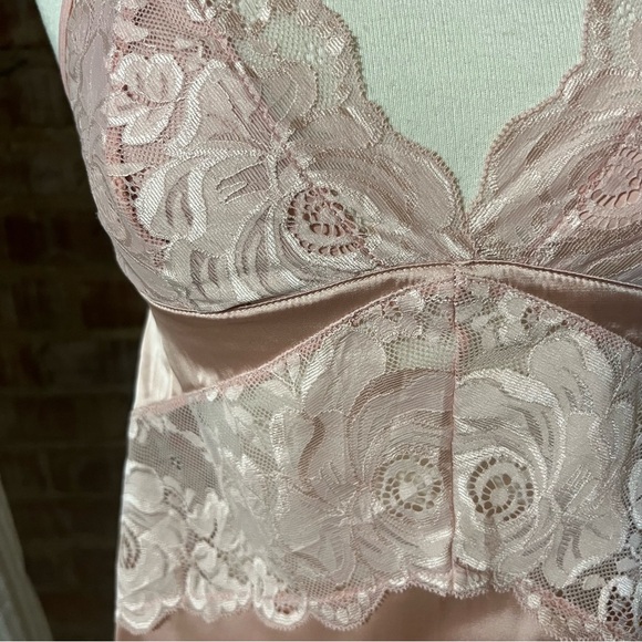 Pink Floral Lace Women's Tank -Size S -TP40 - Picture 3 of 8